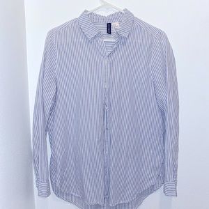 Stripped flannel/coverup